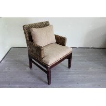 Antique Water Hyacinth Coffee and Dining Chair Wicker Furniture